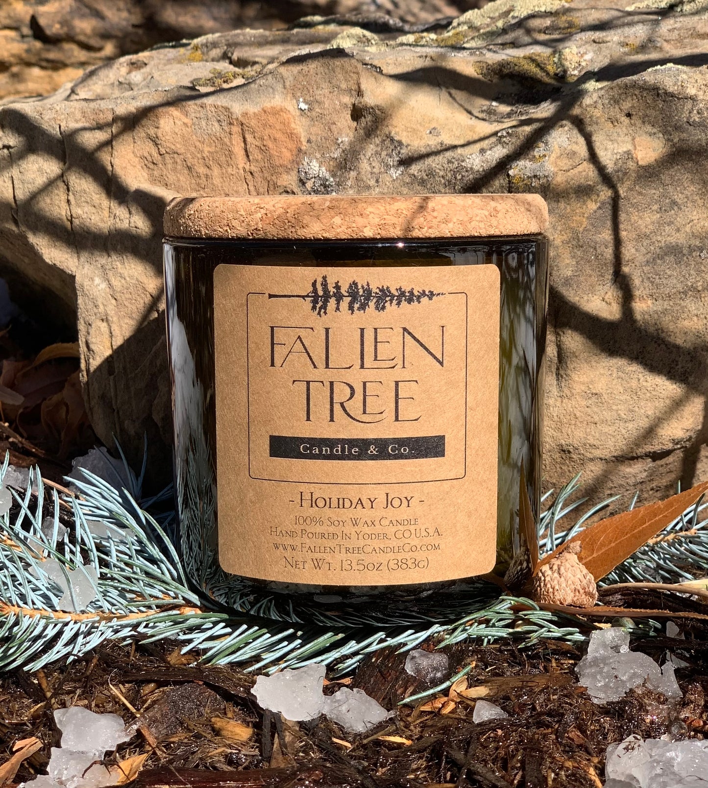 13.5 oz 2-Wick Holiday Joy