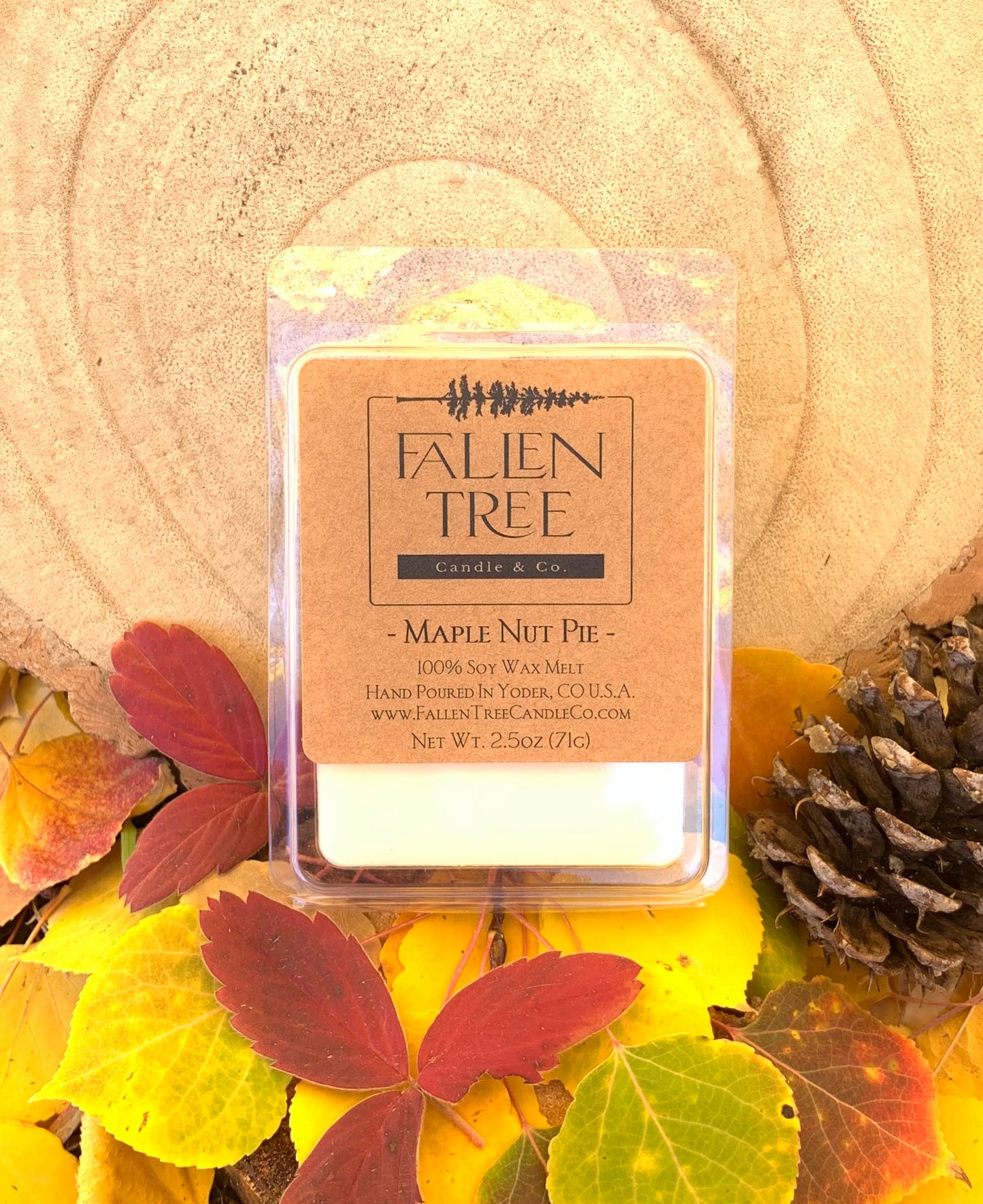 2.5 oz Maple Nut Pie Wax Melts