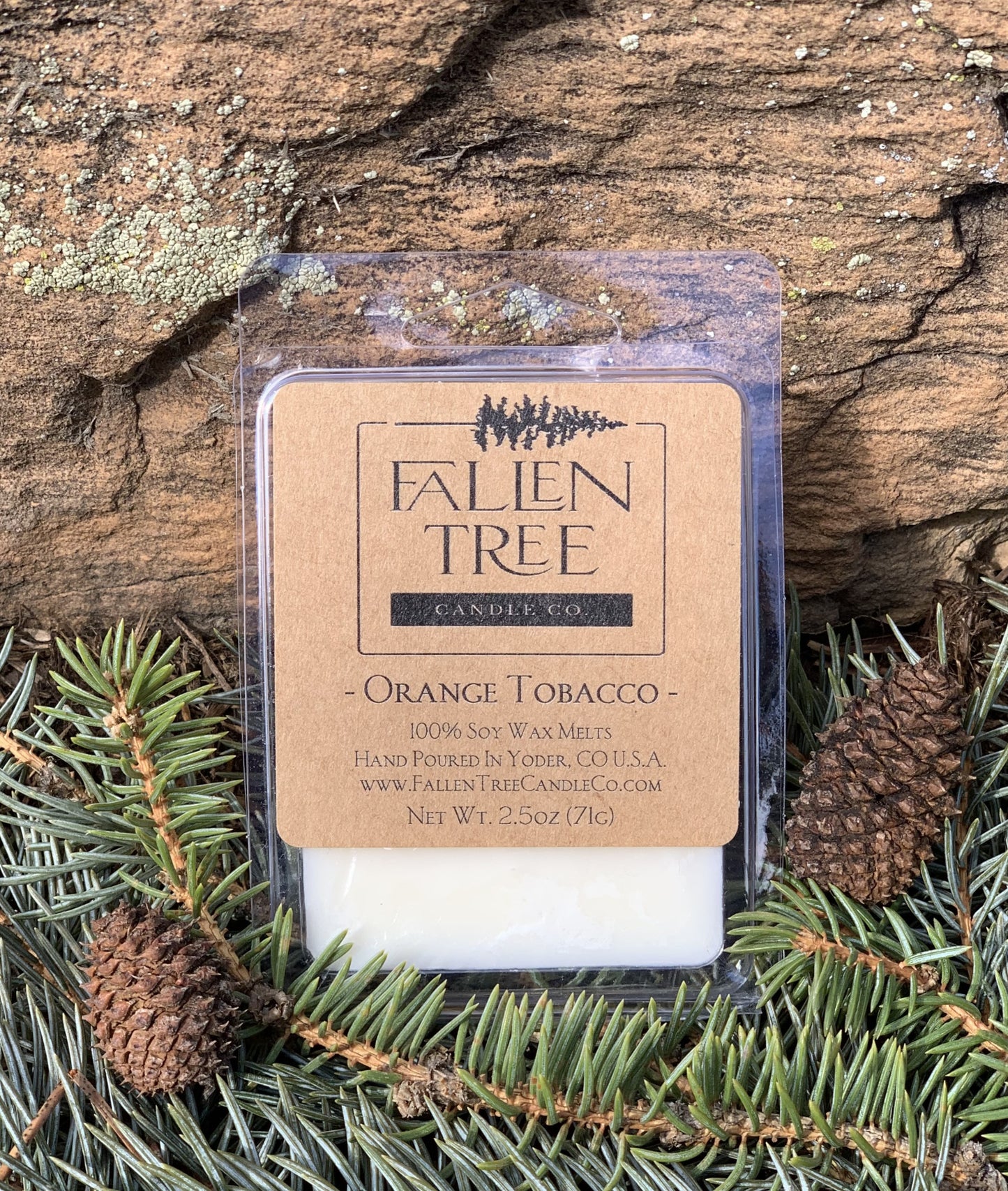 2.5 oz Orange Tobacco Wax Melts